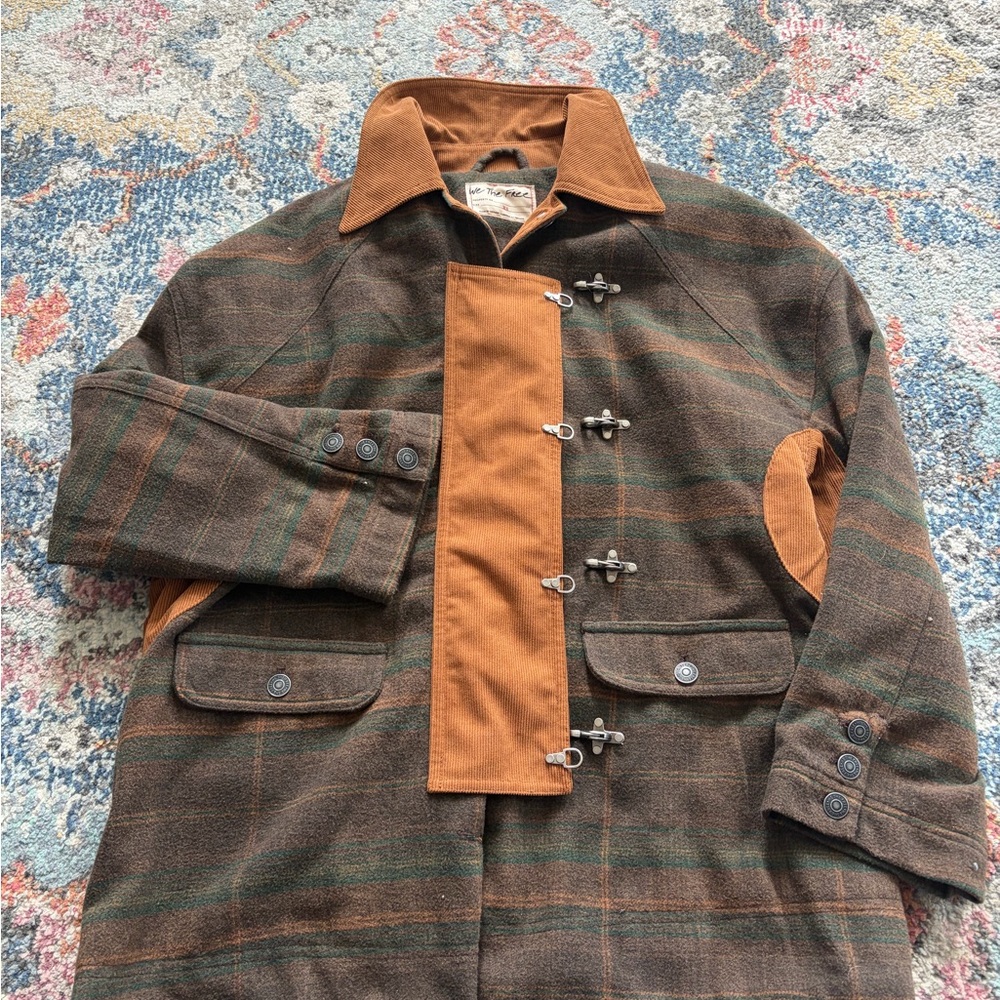 We The Free Plaid Barn Coat